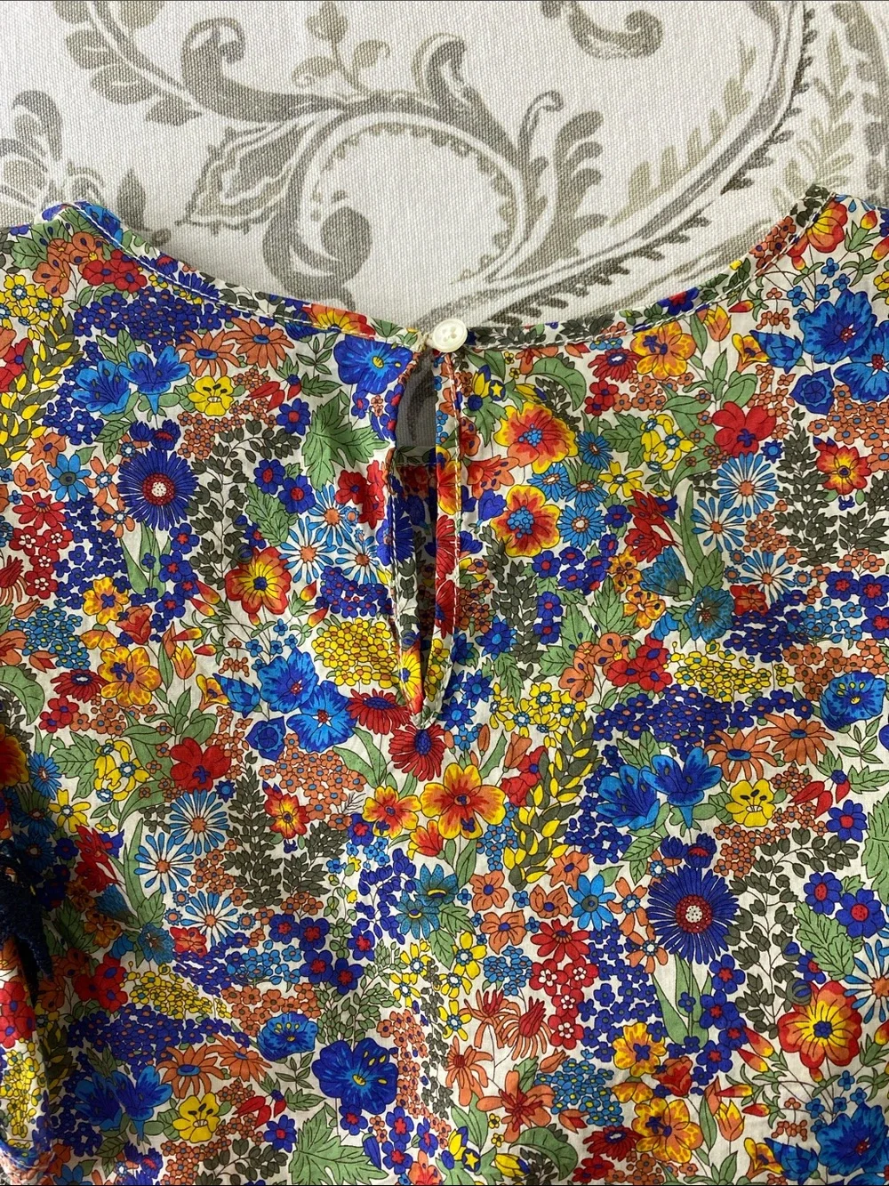 J. CREW Cotton Poplin Top in Liberty Margaret Annie Floral Print Womens small